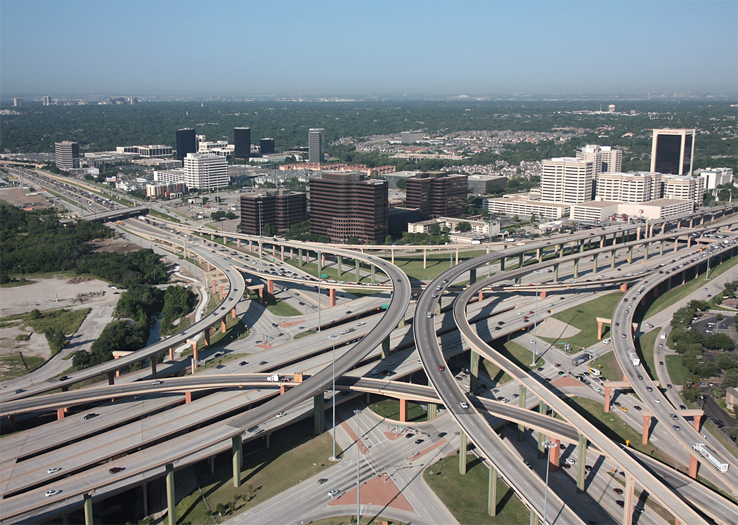 I-635 at US 75 aerial views