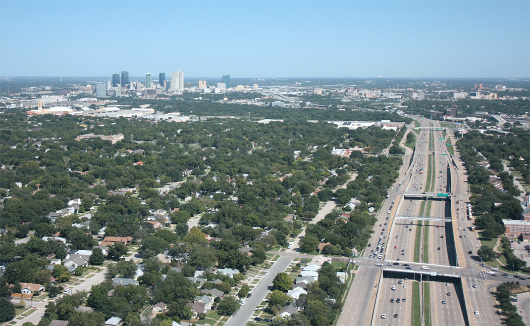 I30 West Fort Worth aerial views