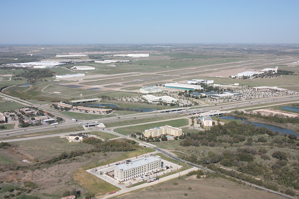 Archive Original I35W at Alliance in North Fort Worth aerial views