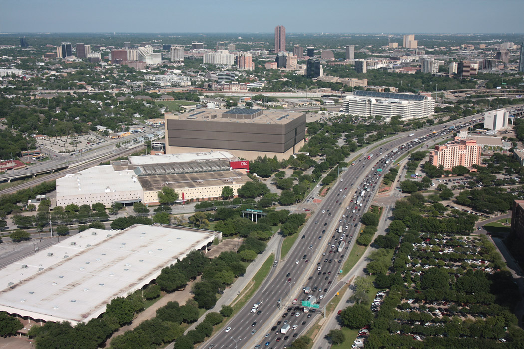 Dallas Market Center aerial views