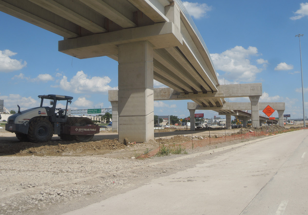 I-35E Phase 2 construction
