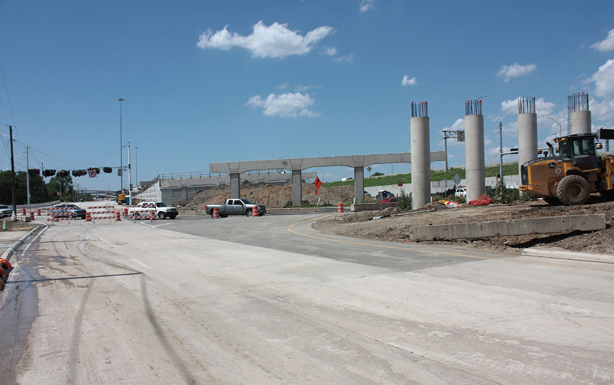 I-35E Phase 2 construction