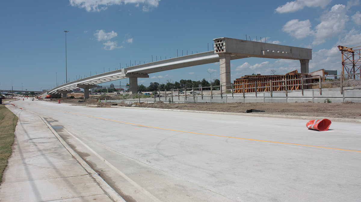 I-35E Phase 2 construction