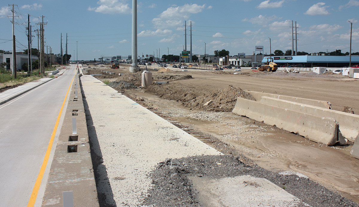 I-35E Phase 2 construction