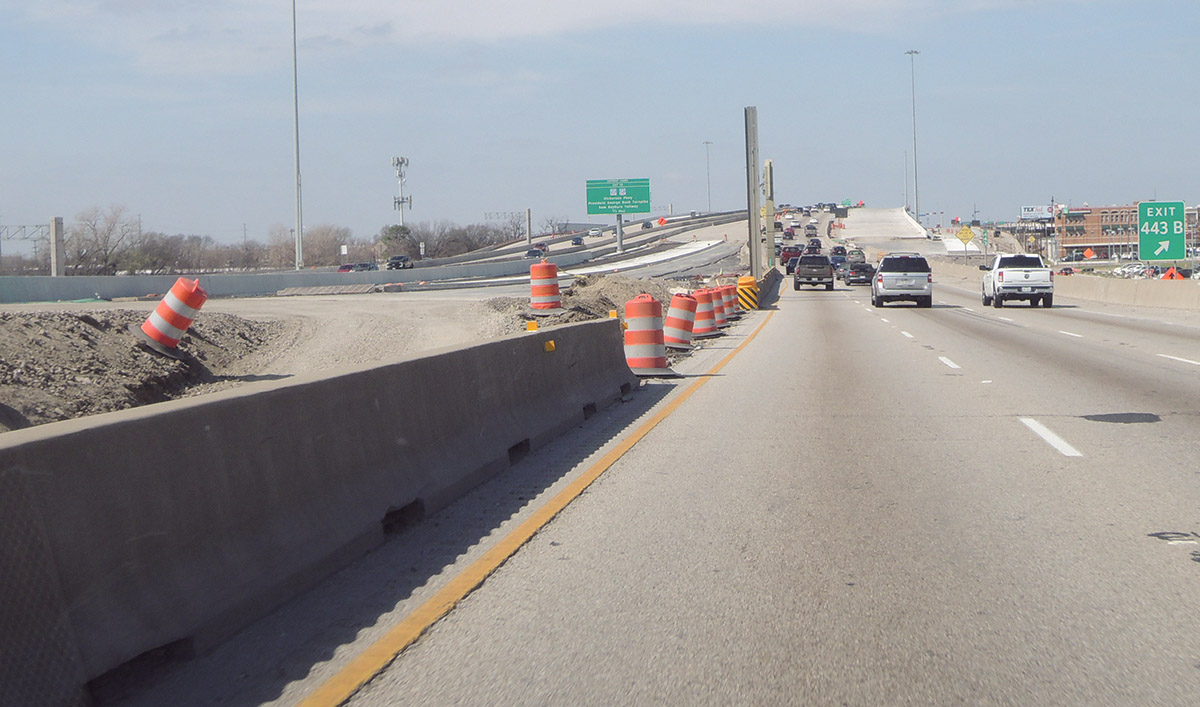 I-35E Phase 2 construction