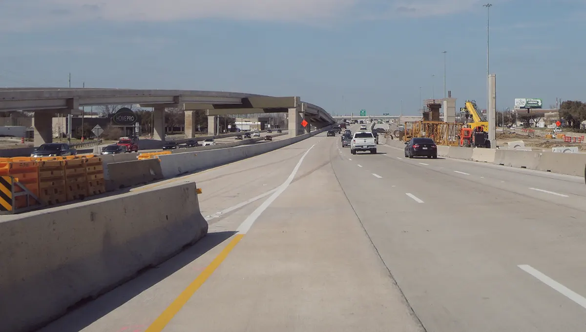 I-35E Phase 2 construction