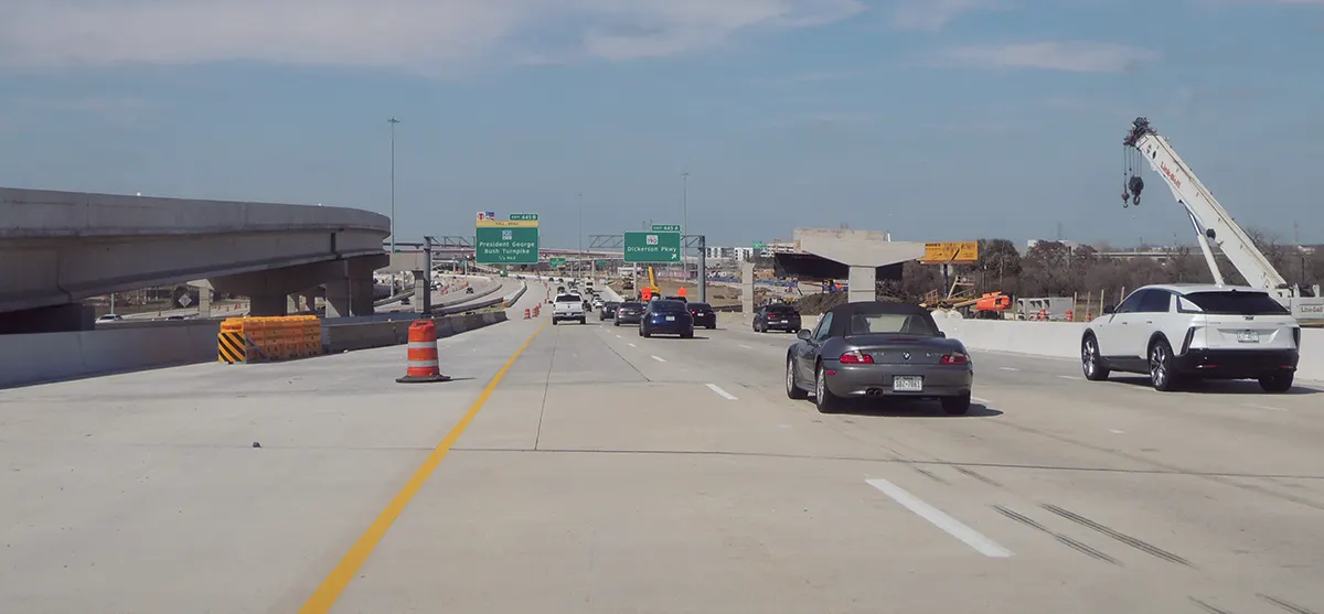 I-35E Phase 2 construction