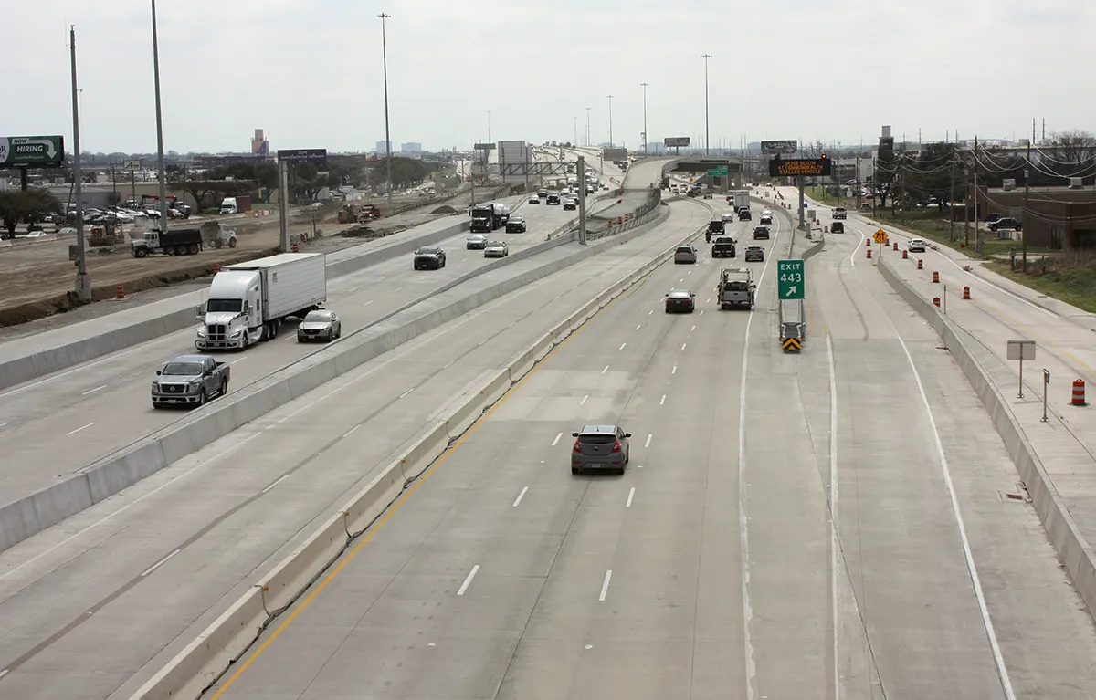 I-35E Phase 2 construction